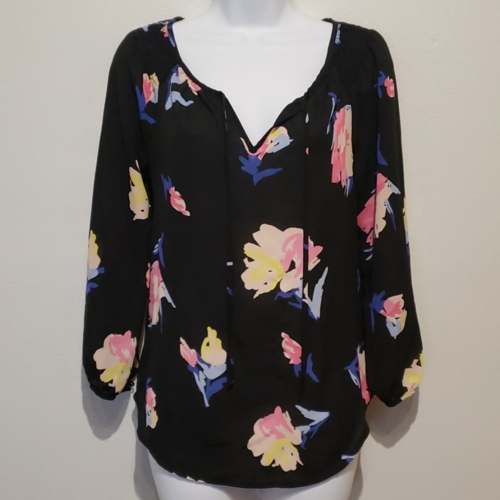 ELLE Floral Blouse